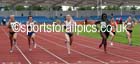 Senior womens 100 metres, Northern Senior and Under-20 Champs., Sport City, Manchester. Photo: David T. Hewitson/Sports for All Pics